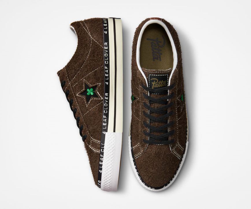 Tenisi Barbati Converse x Patta Four-Leaf Clover One Star Pro Masline Verzi Albi | RO PTXCN346